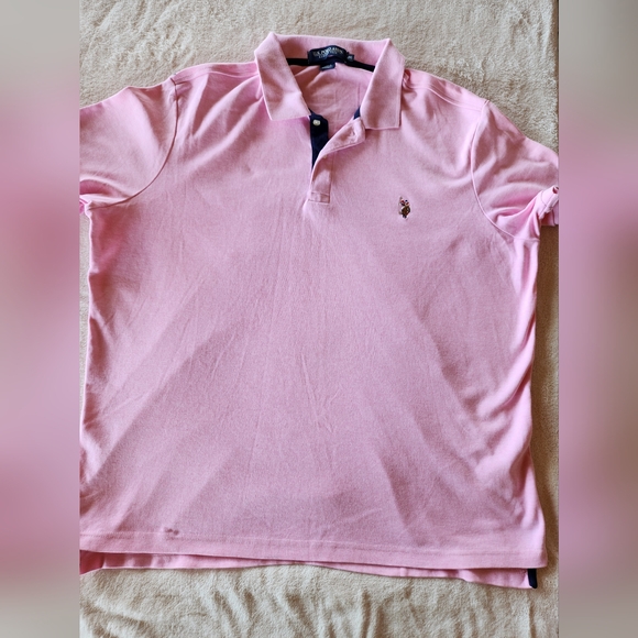 U.S. Polo Assn. Pink Polo Shirt - Picture 1 of 6